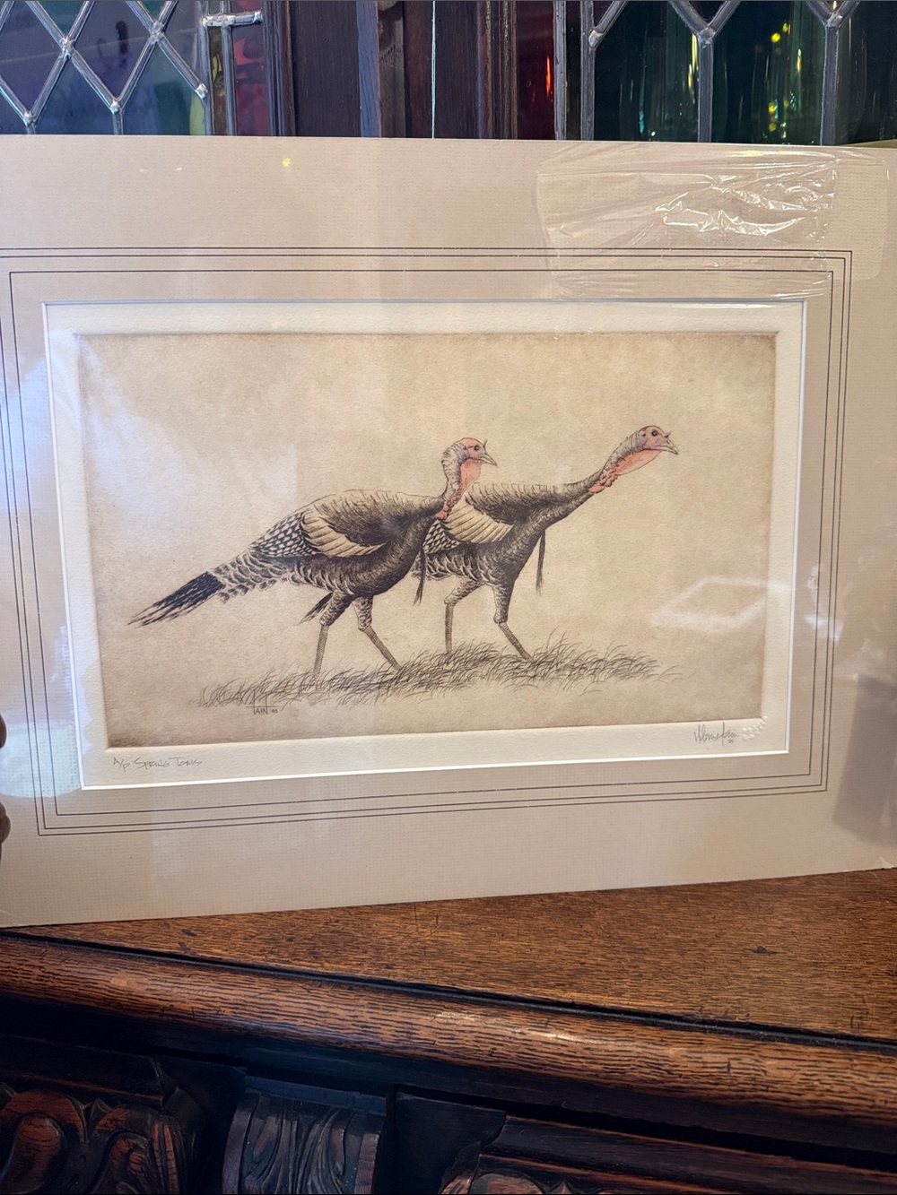 Melanie Fain etching art